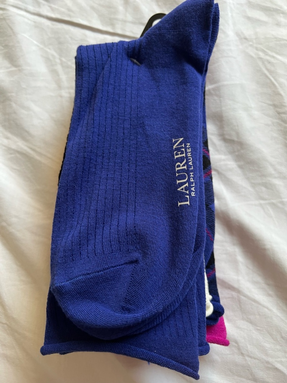 Ralph Lauren women crew trouser royal blue,fuchsia,black,white NWOT